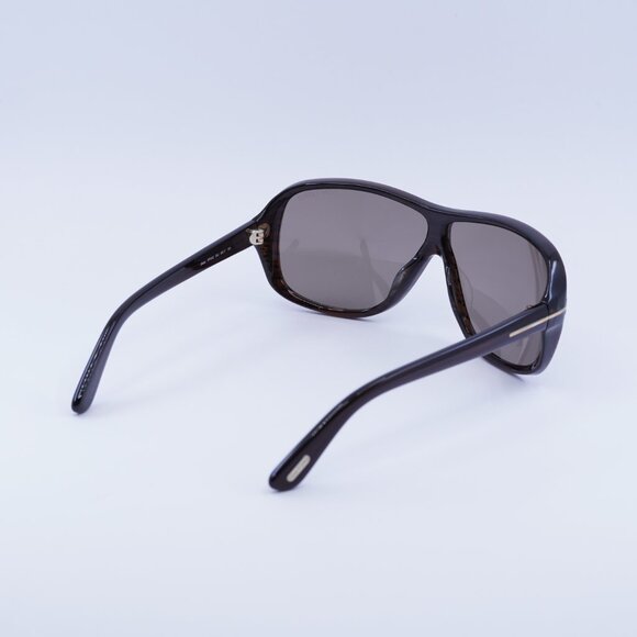 Tom Ford Blake FT0242 50J Sunglasses Brown Aviator Frame, Brown Lenses - Picture 5 of 9